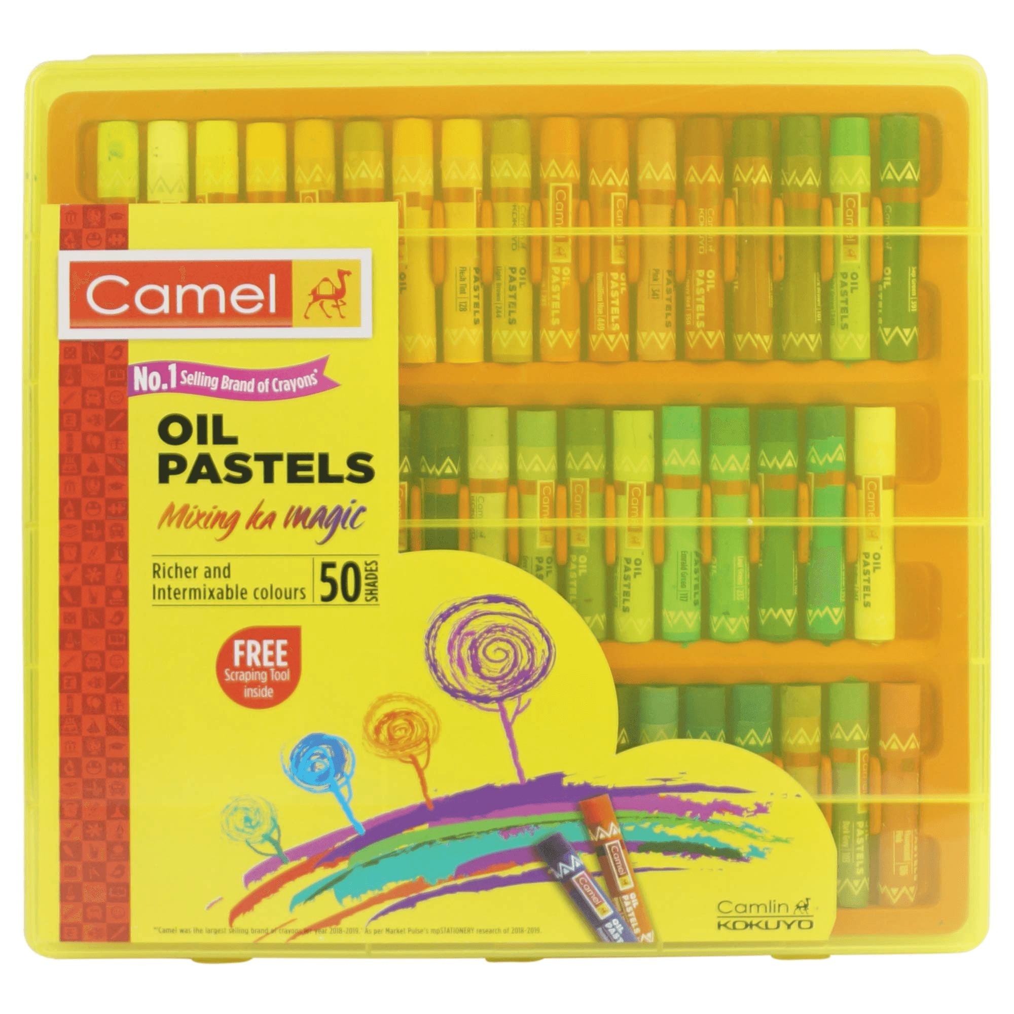 Camel Oil Pastels 50 Shades