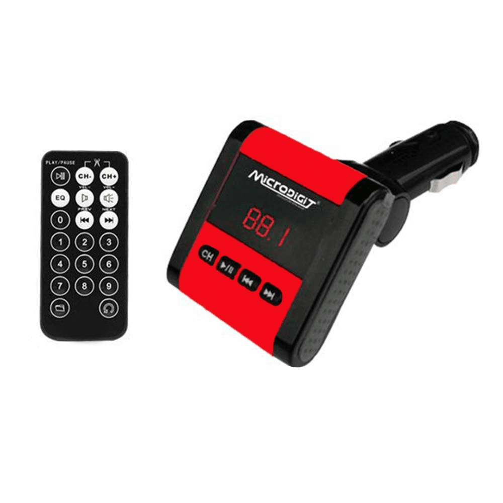 Heatz in-Vehicle FM Modulator With Charging Lightning And Micro Cable. Z10