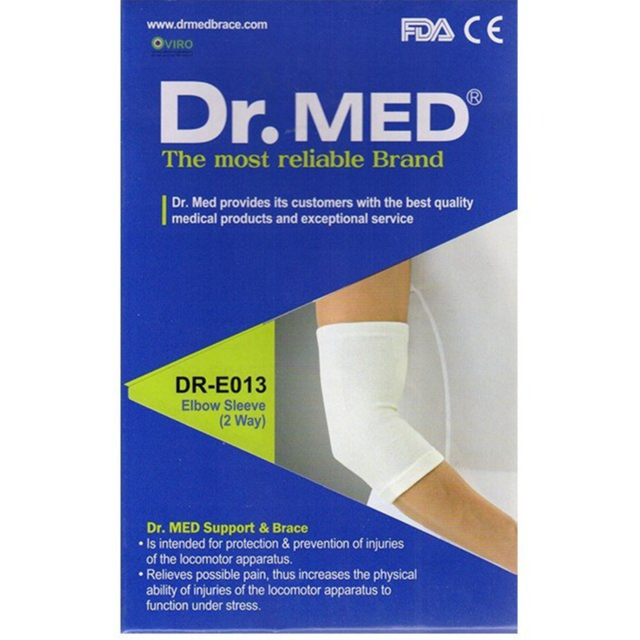 Dr. Med Elbow Sleeve With Strap (E003) Size- L