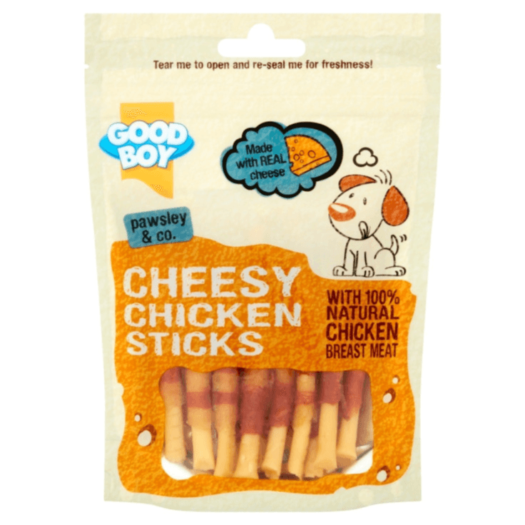 Good Boy Dog Treats - Chicken Chesse Sticks 80G