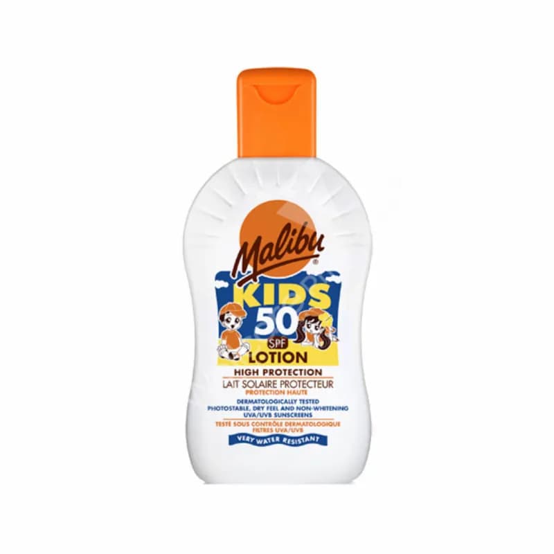 Malibu Spf 50 Kids High Protection Lotion 200 Ml