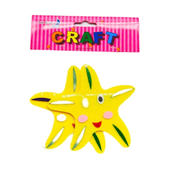 Craft Eva Foam Star Fish 2pcs For Educational Activities - 11852