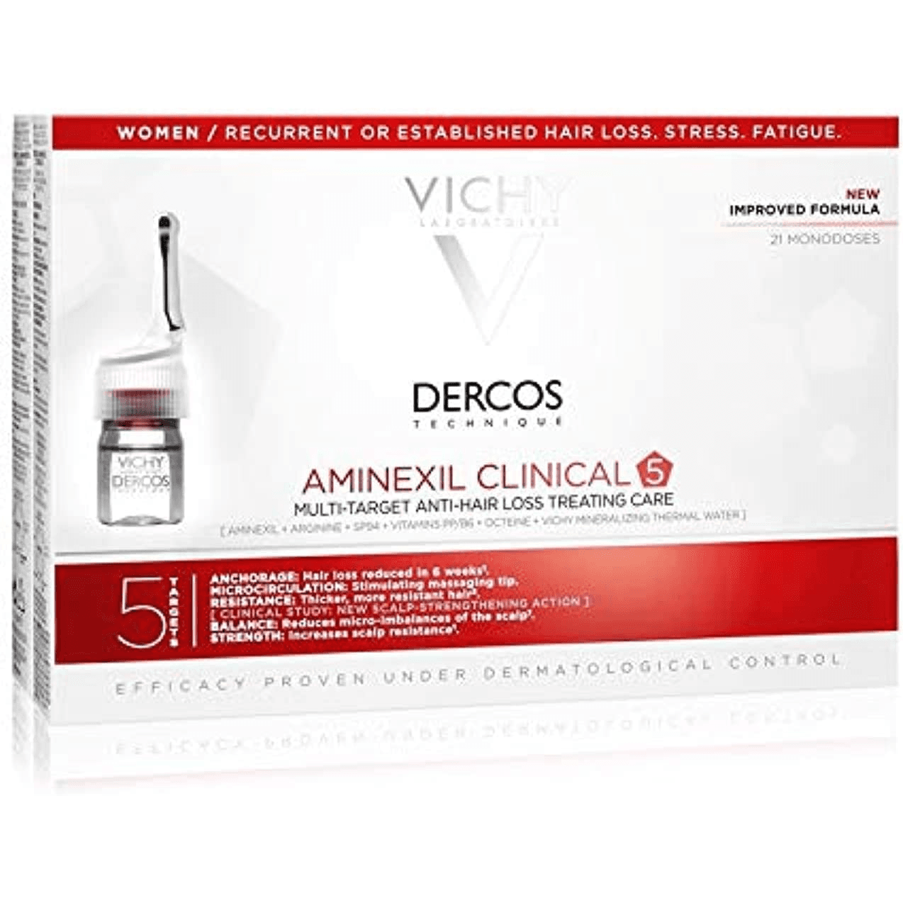 Vichy Dercos Aminexil Women 21 Ampoules x 6ml