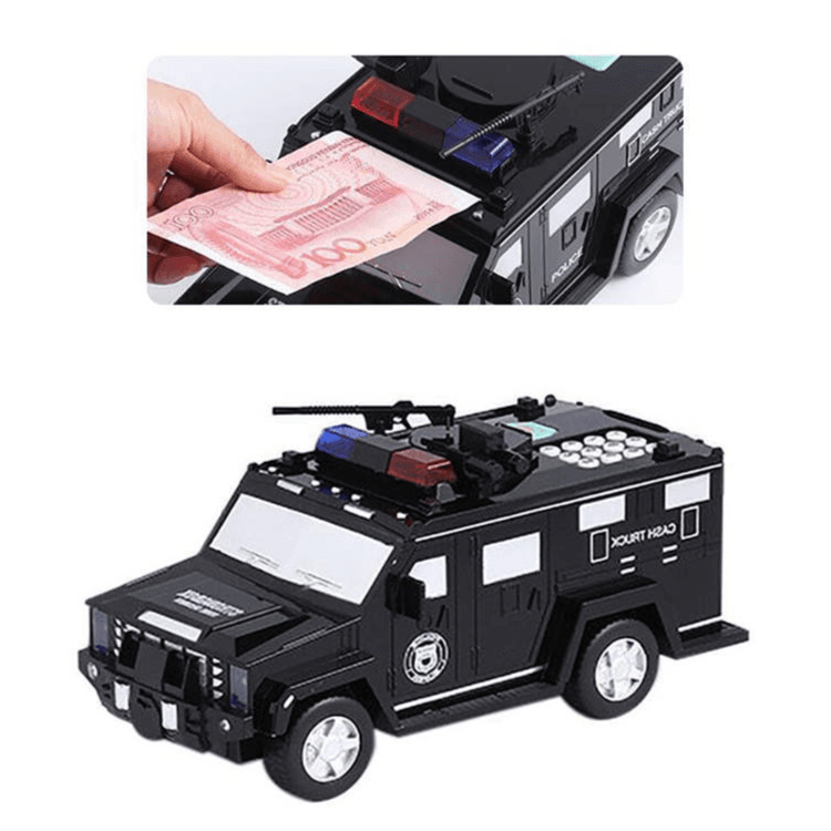 Money Box And Police Car