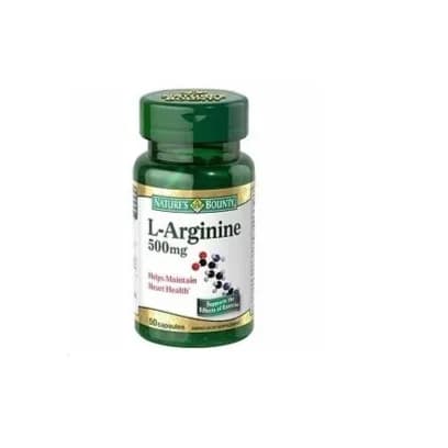 Nature's bounty L-arginine 500mg 50s