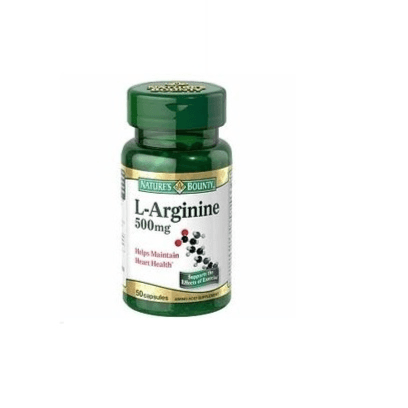 Nature's bounty L-arginine 500mg 50s