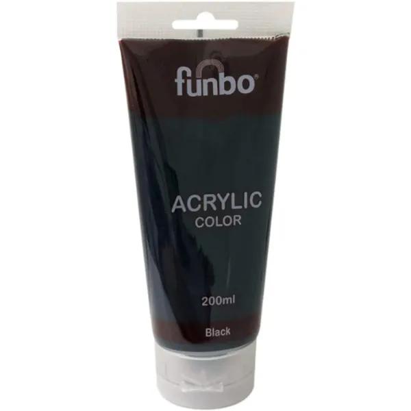 Acrylic Paint Black 200ml