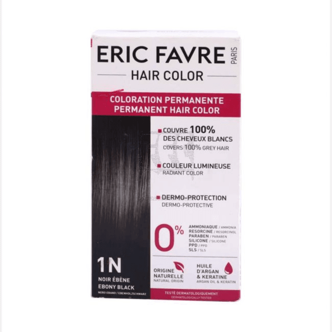 Eric favre Hair color Ebony black 1N