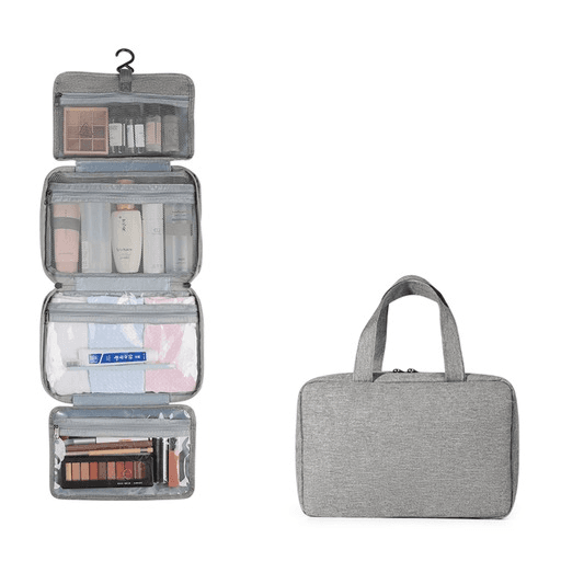 Cosmetics Bag For Men Silver