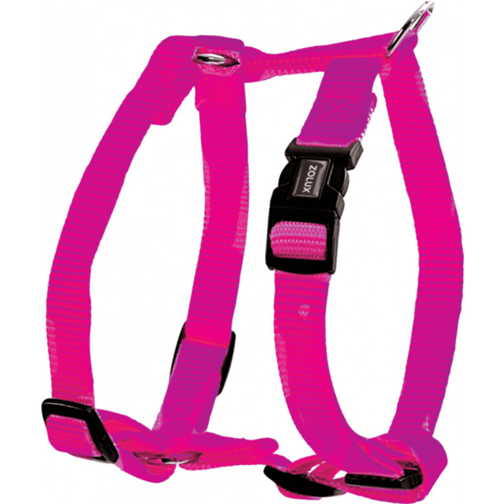 Nylon Adjustable Harness 40mm Fuchsia