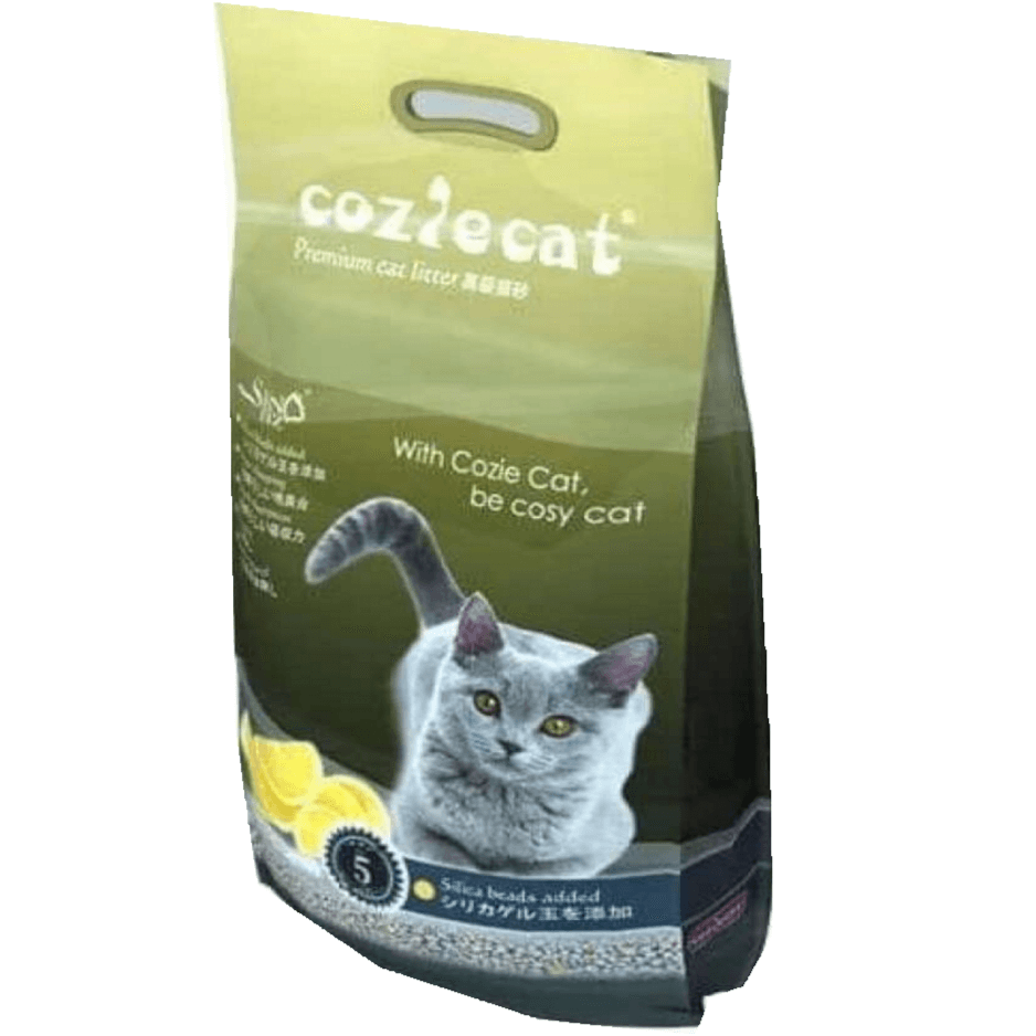 Cozie Cat Clumping Cat Litter Sand Lemon 10ltr