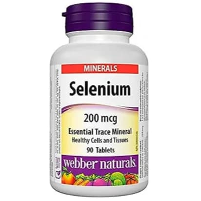 Webber Naturals Selenium 200mcg Tablets 90's