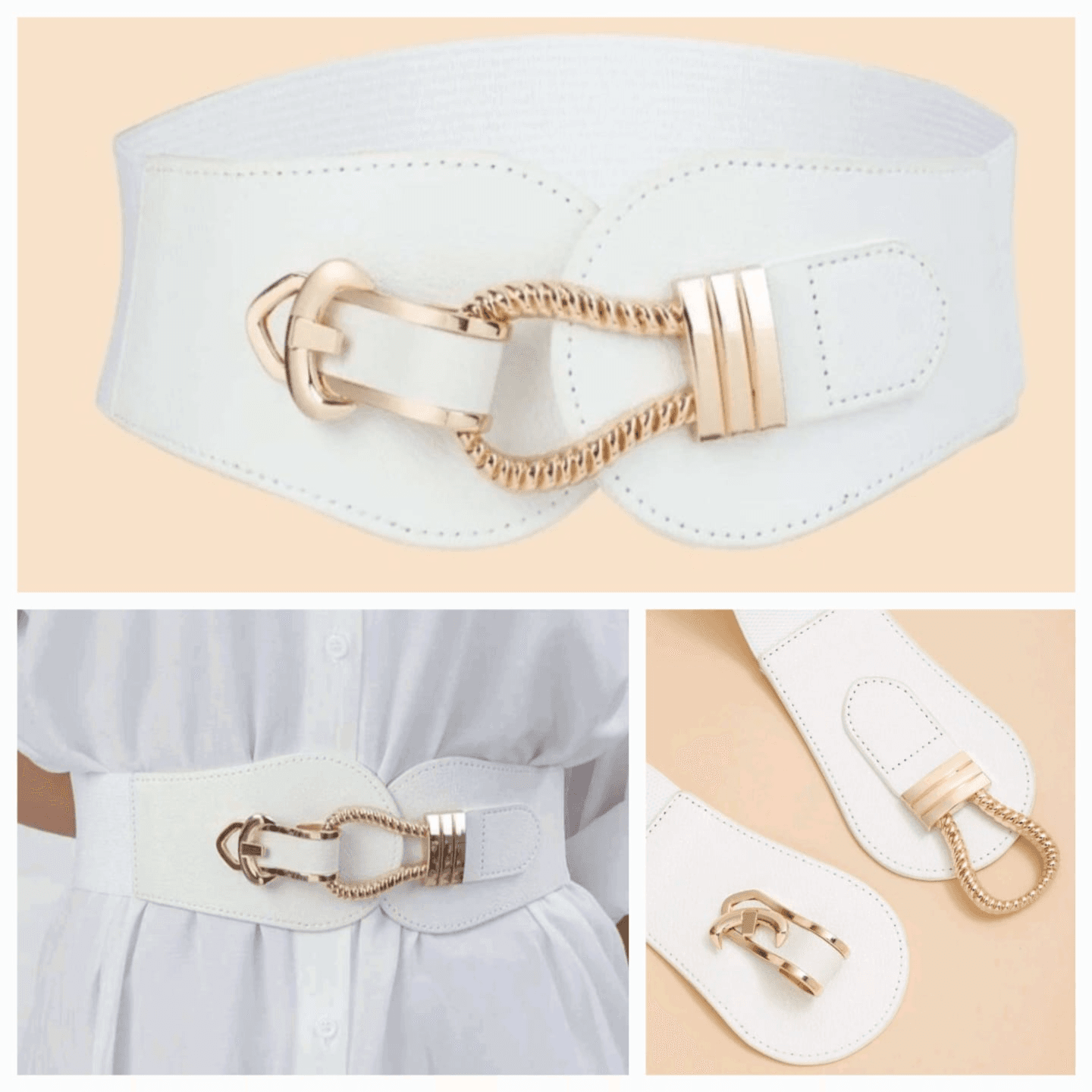 Metal Buckle Waist Belt B-06