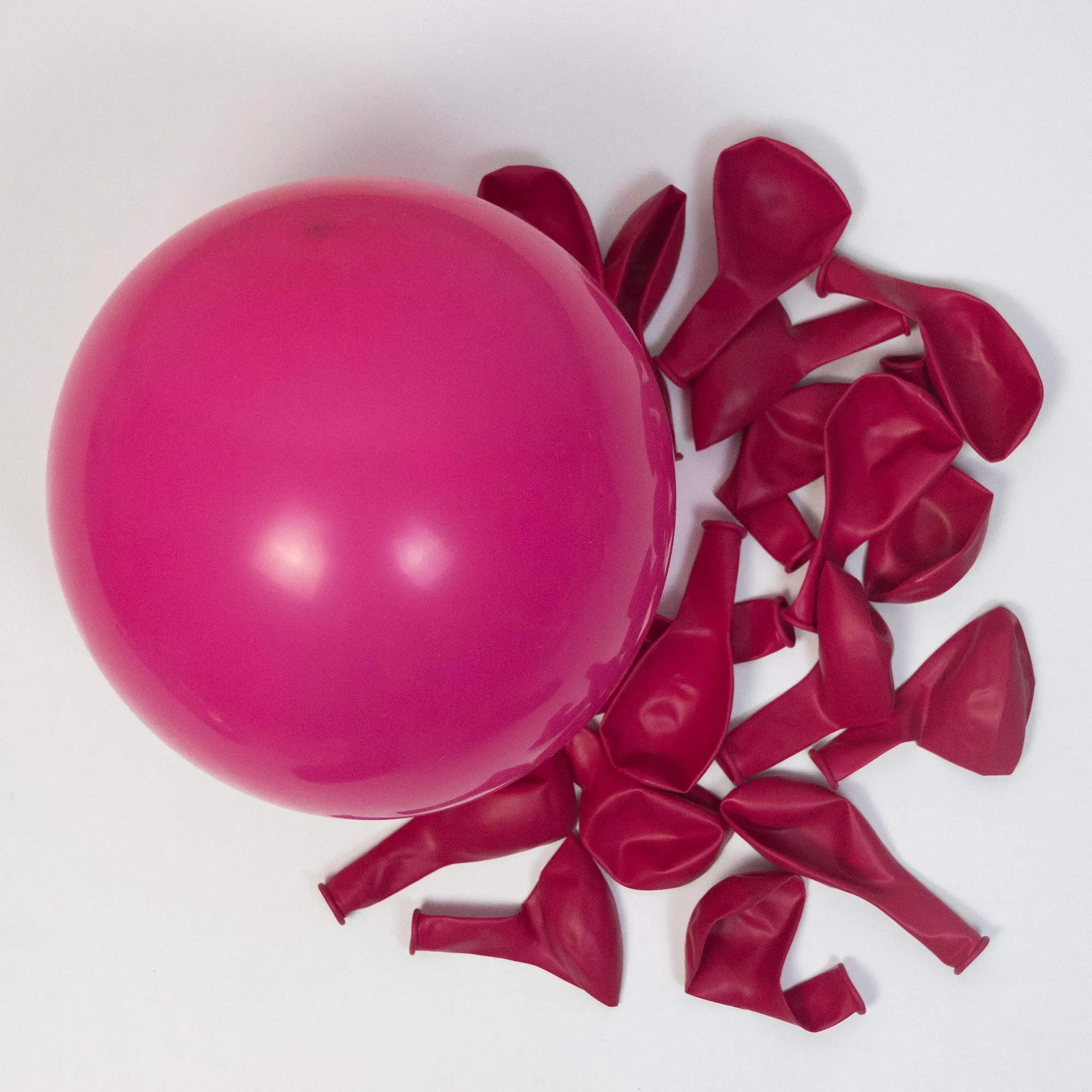 Fuchsia Balloon Helium 12cm