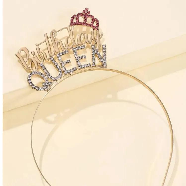 1 Piece Head Band Birthday Queen Tiara