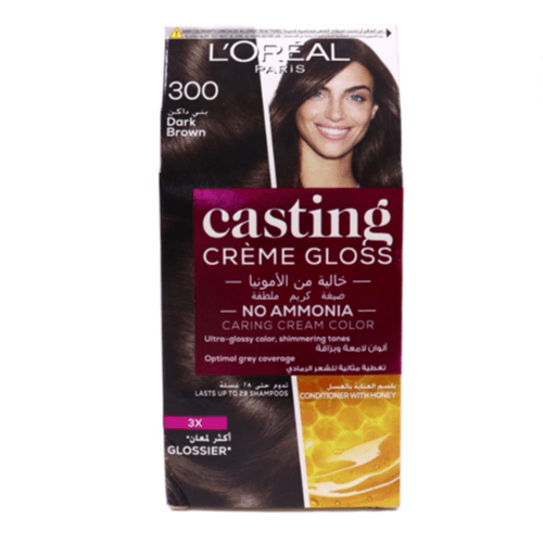 Loreal Paris Casting Creme Gloss 300 Dark Brown Hair Color