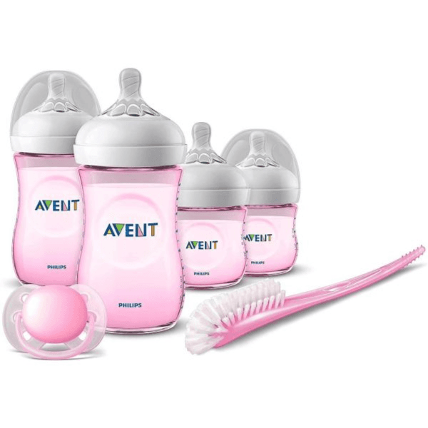 Philips Avent Natural New Borns Pink Gift Set