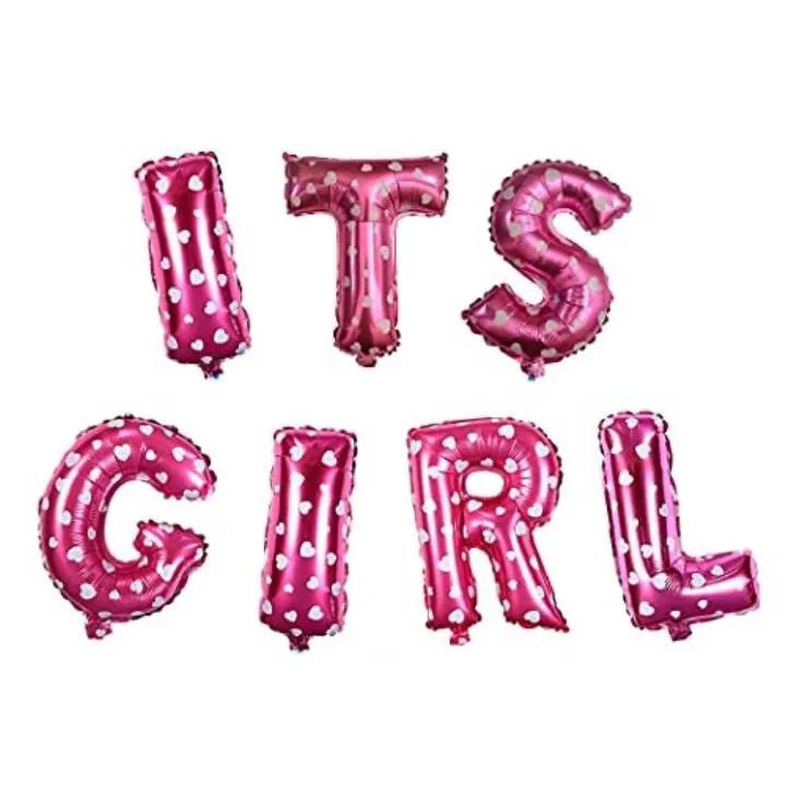 Its a Girl Balloon Banner