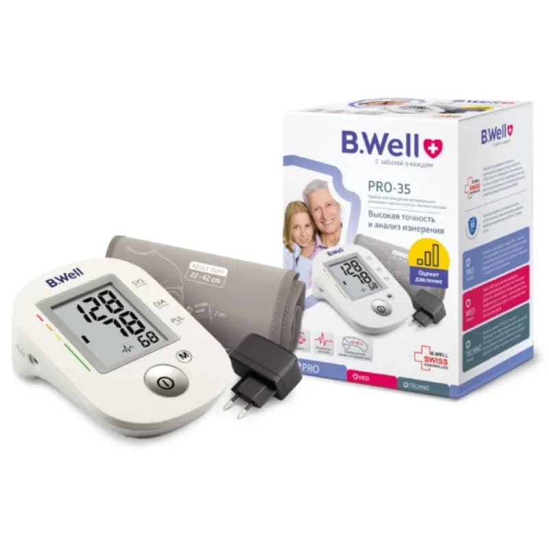 B Well Automatic Pressure Monitor Pro-35 Blood Pressure Device