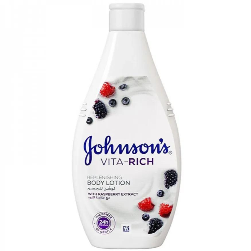 Johnsons Vita-rich Replenishing Body Lotion With Raspberry Extract 400ml