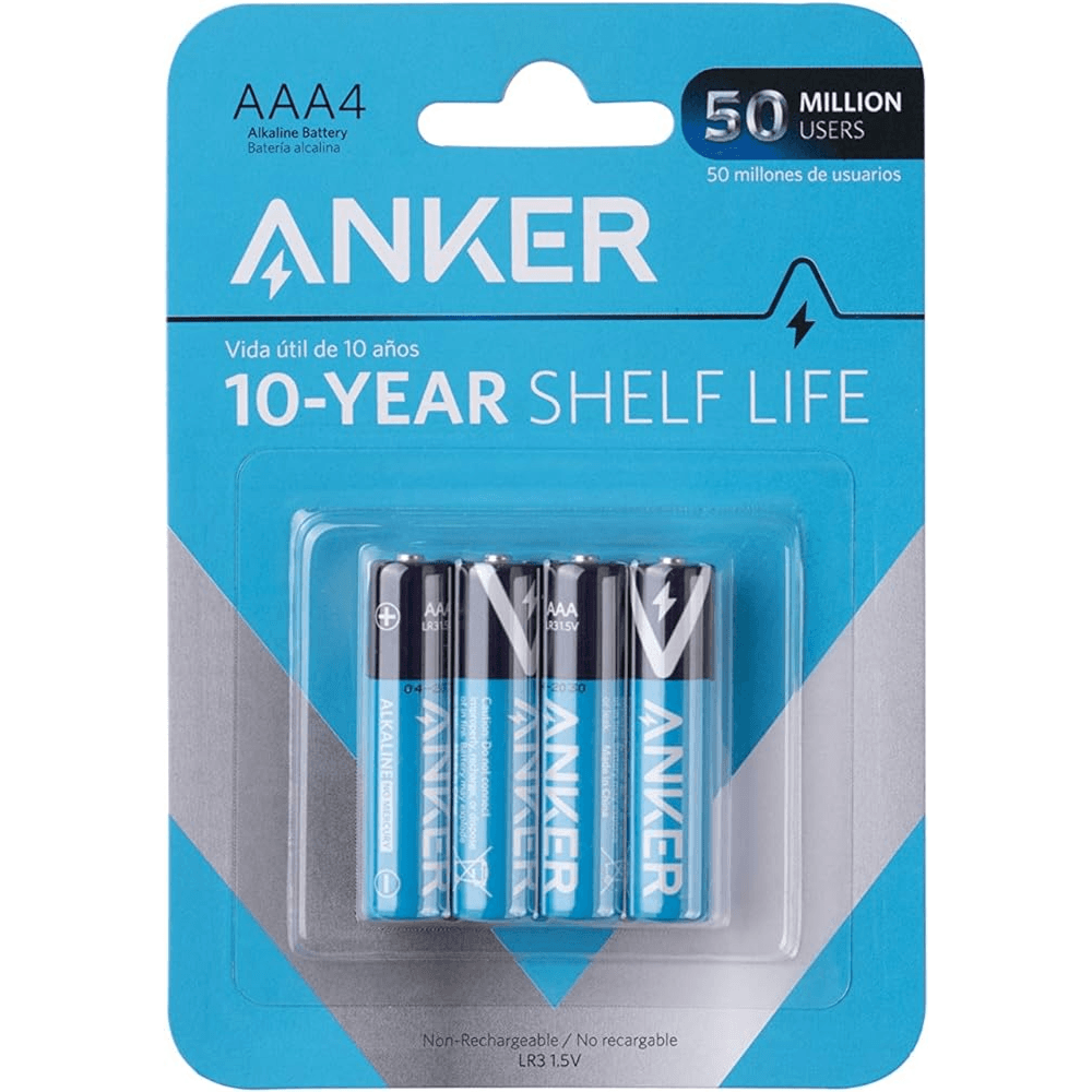 Anker Batteries Alkaline Aaa 4