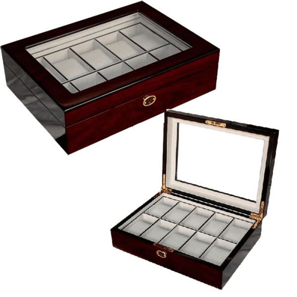 10 Slots Wood watch Box