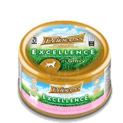 Princess Premium Excellence - Chicken & Tuna With Rice & Shrimp In Gravy 70g