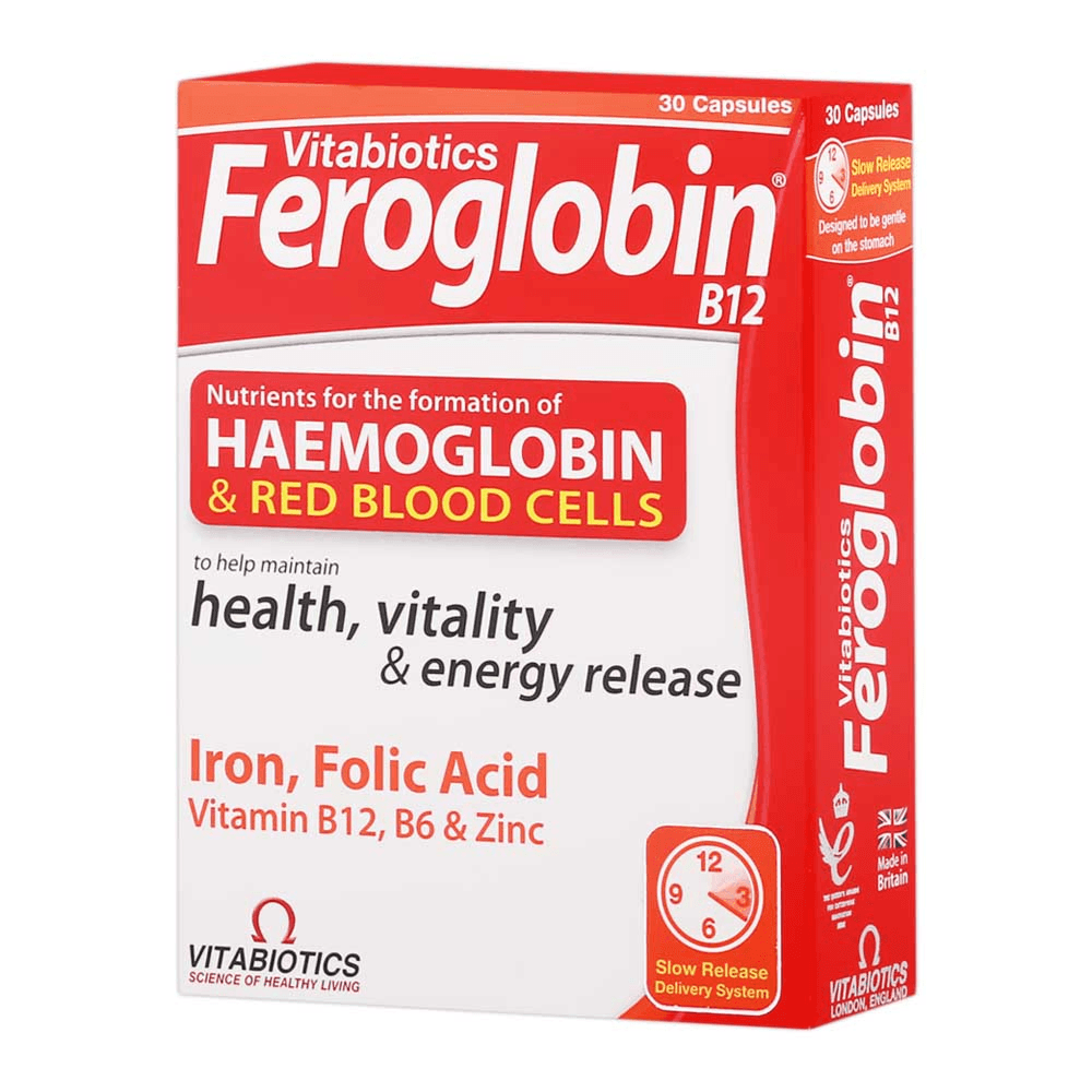 Feroglobin B12 Cap 30's Feroglobin B12 Cap 30's Vitabiotics Vitabiotics