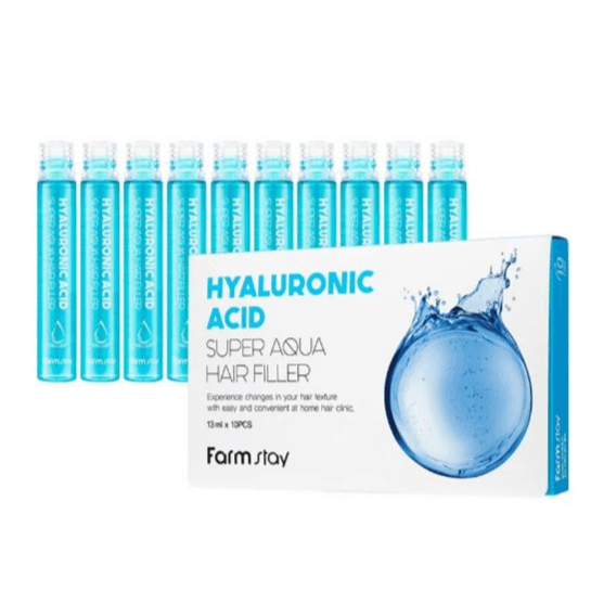 Farmstay Hyaluronic Acid Super Aqua Hair Filler 13mlx10