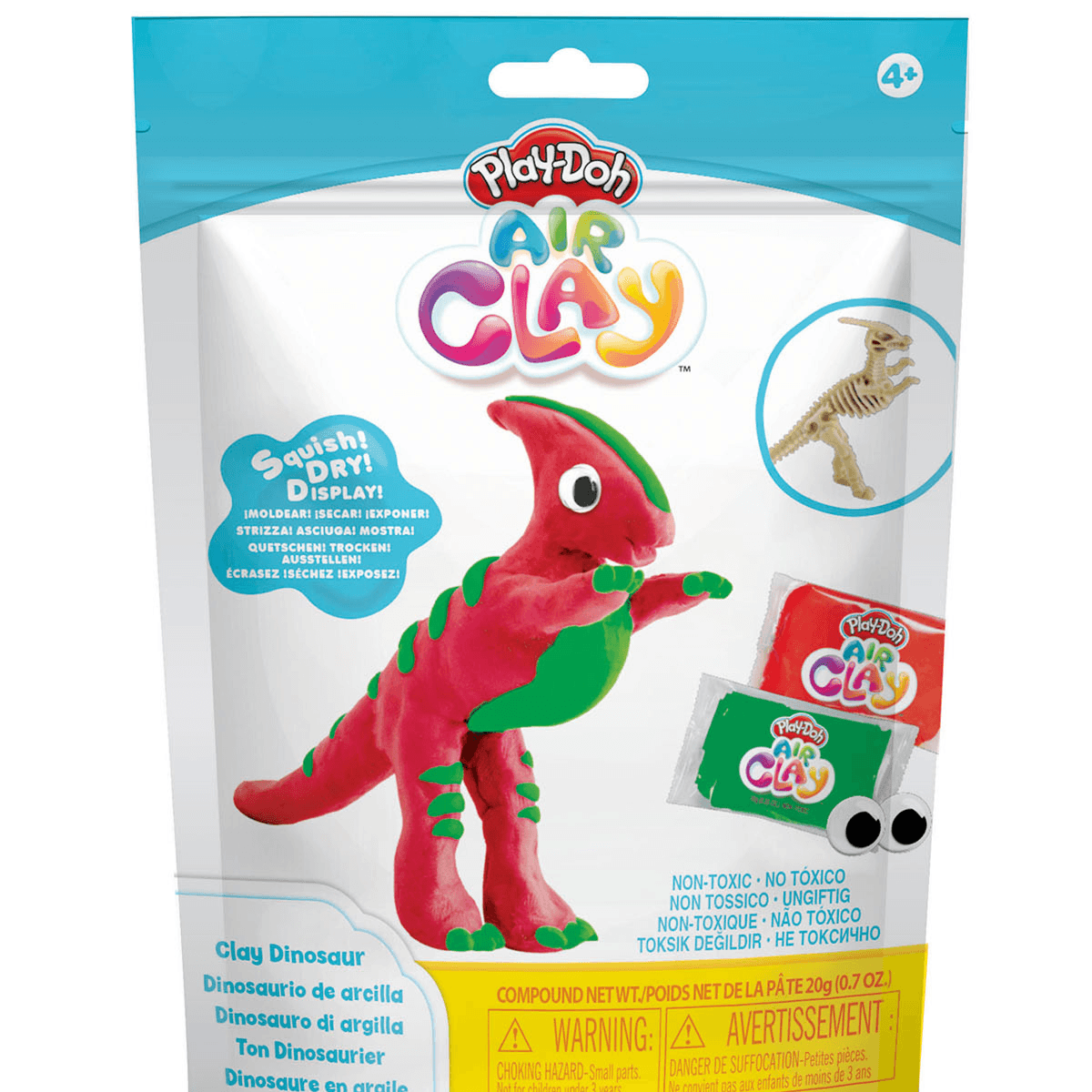 Play Doh Air Clay Dinosaur ( Red )