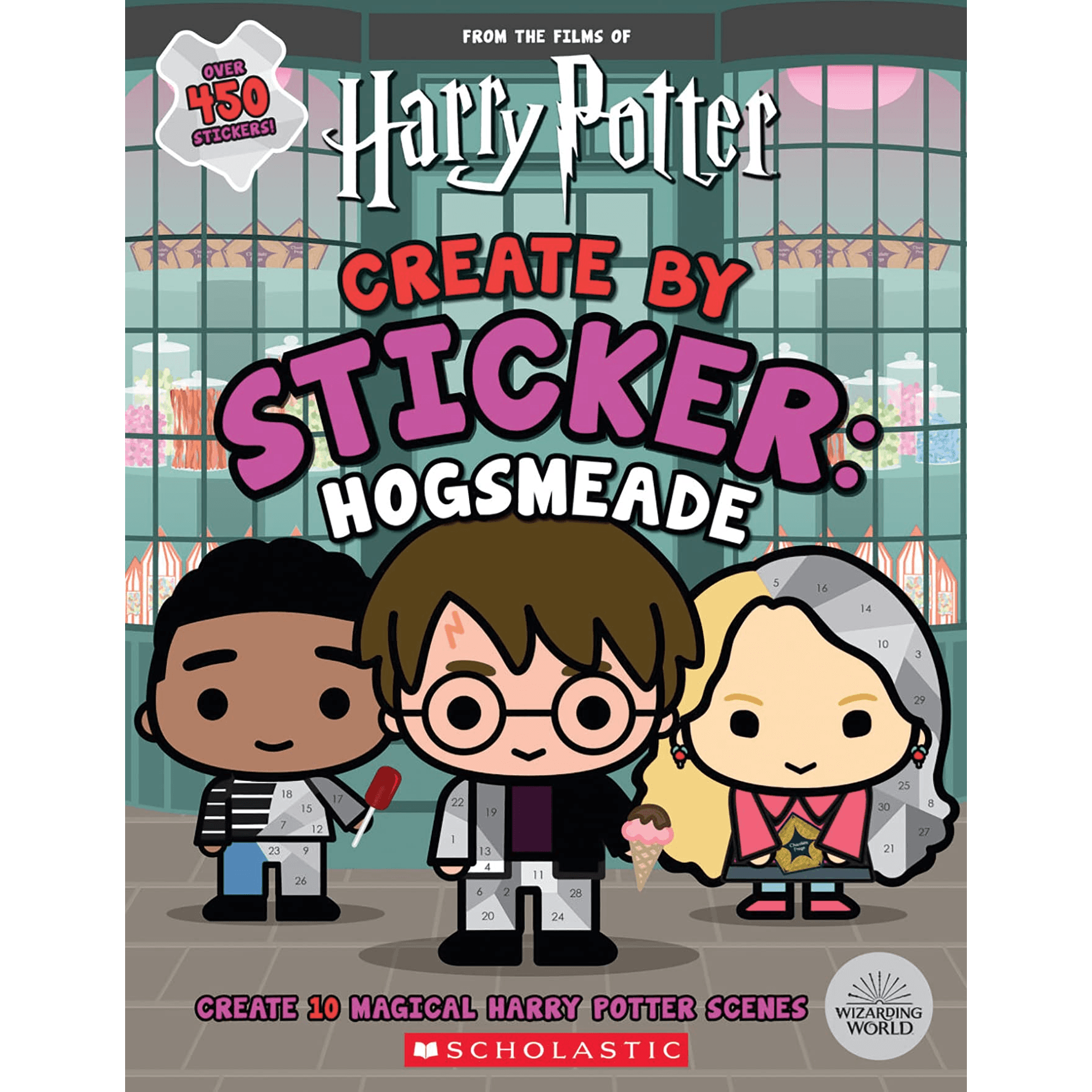 715972 Create By Sticker: Hogsmeade (Trade Paperback / Paperback) By Spinner, Cala