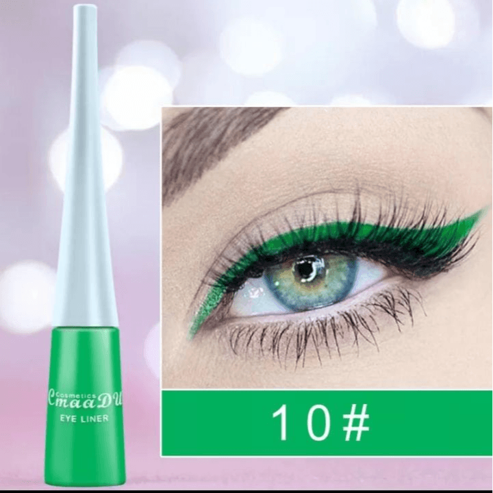 Matte Green Liquid Eyeliner #10