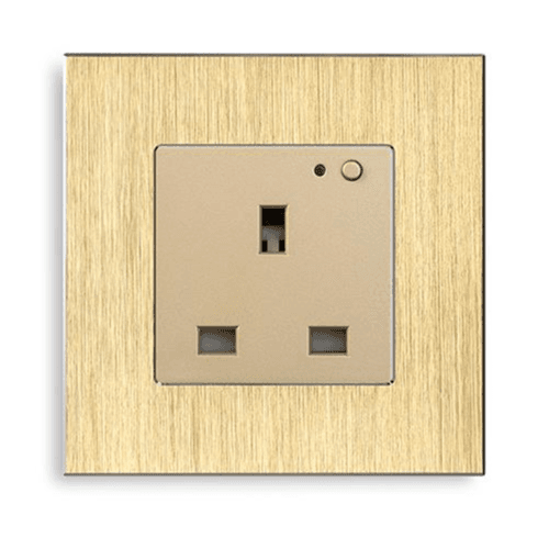 Smart Wall Socket (Single Gold)