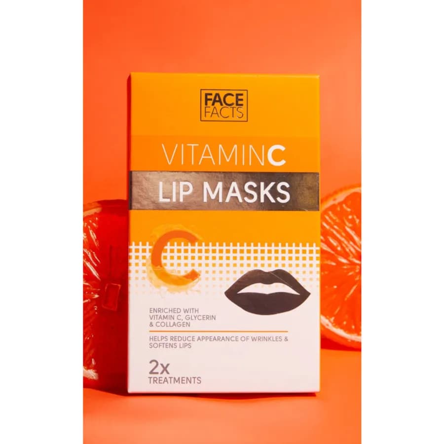 Face Facts Vitamin C Lip Masks - 2 Treatments