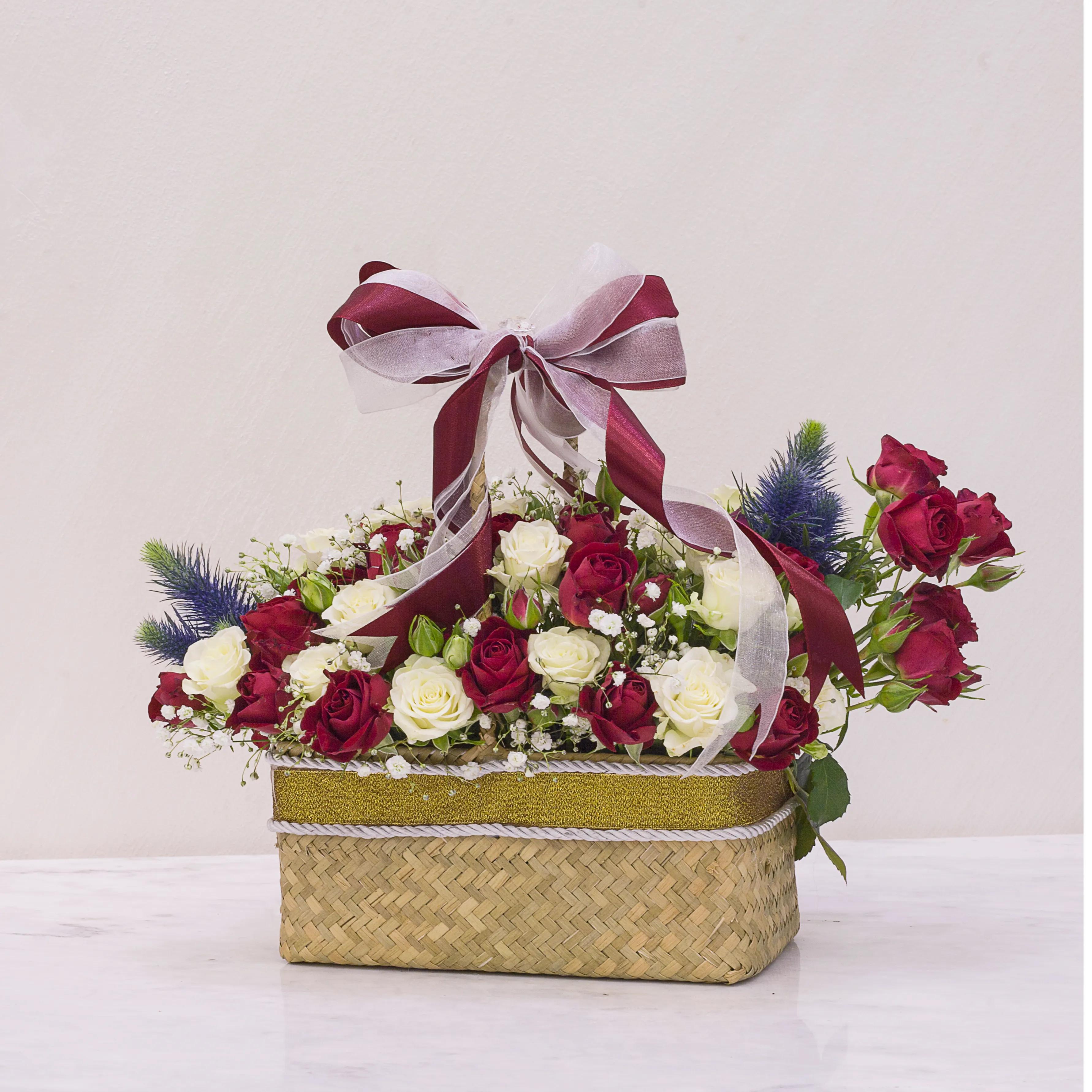 Full Of Love Basket Of Flowers