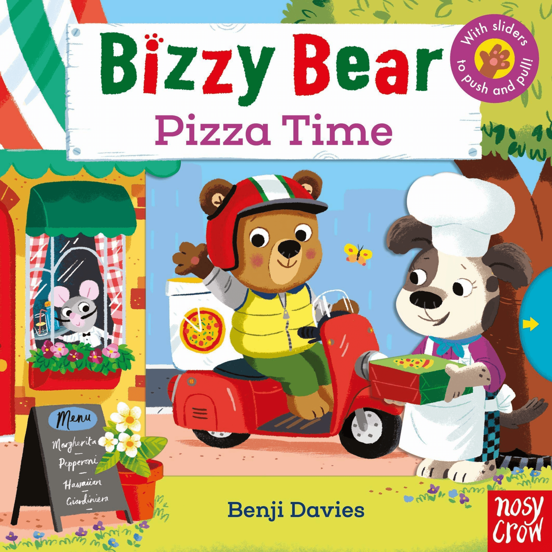 006620 Bizzy Bear: Pizza Time (Board Book) Illustrated By Davies, Benji