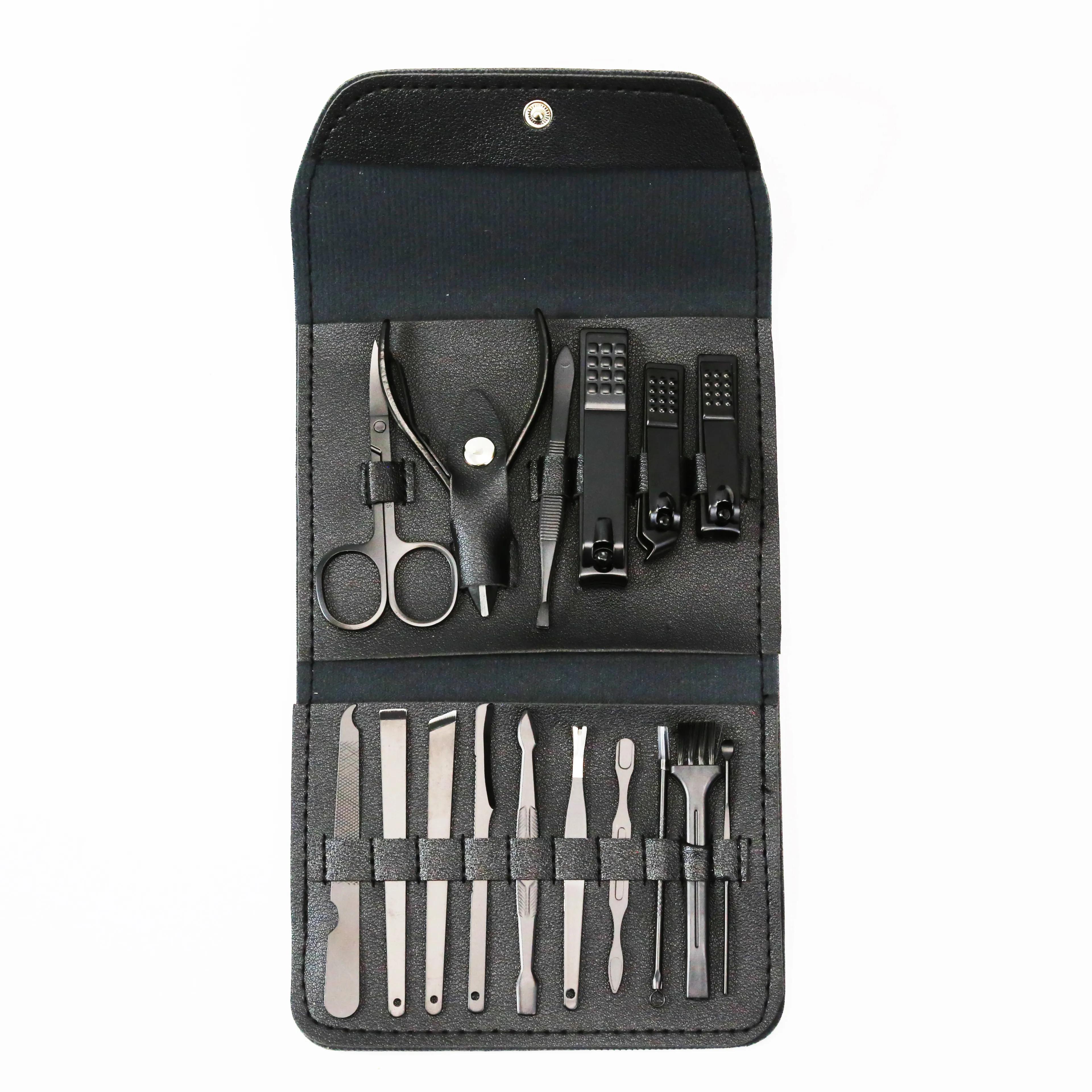 Stainless Steel Grooming Tools Set - 16 Pieces