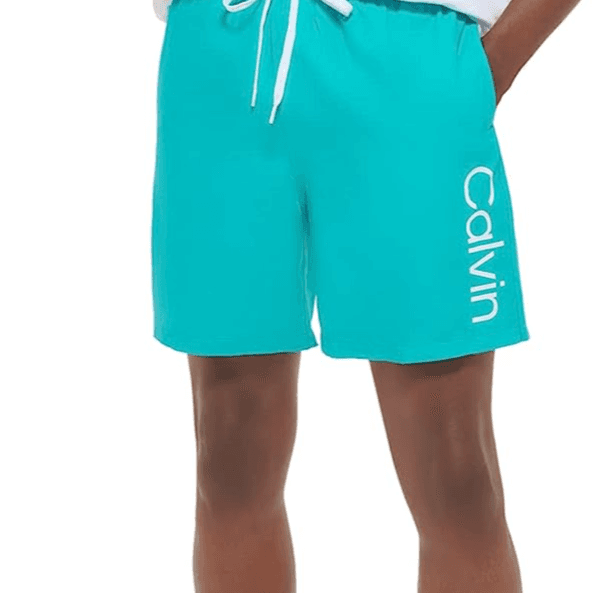 Calvin Klein Swimming Trunks In Turquoise Large size