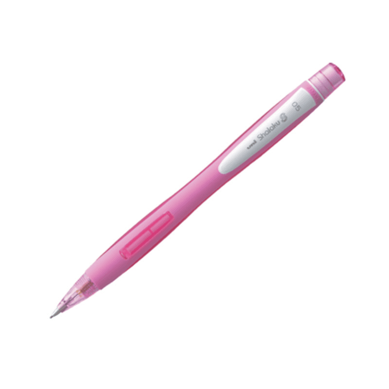 Shalaku Uniball Mechanical Pencil 0.5mm Pink 7031 With Eraser