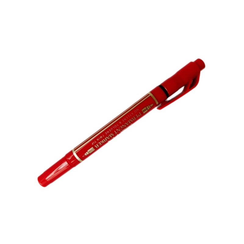 Pentel Fine, Efine Twin Tip Permanent Marker Red Colour - 11654