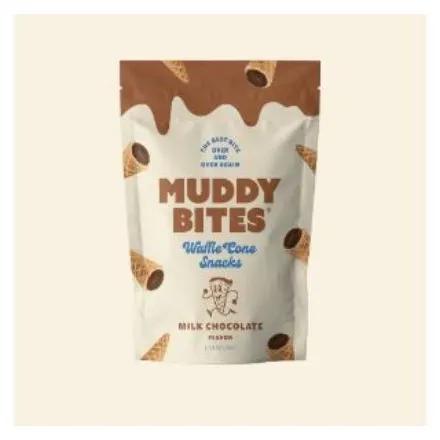 Muddy Bites Milk Chocolate Waffle Cones 66G