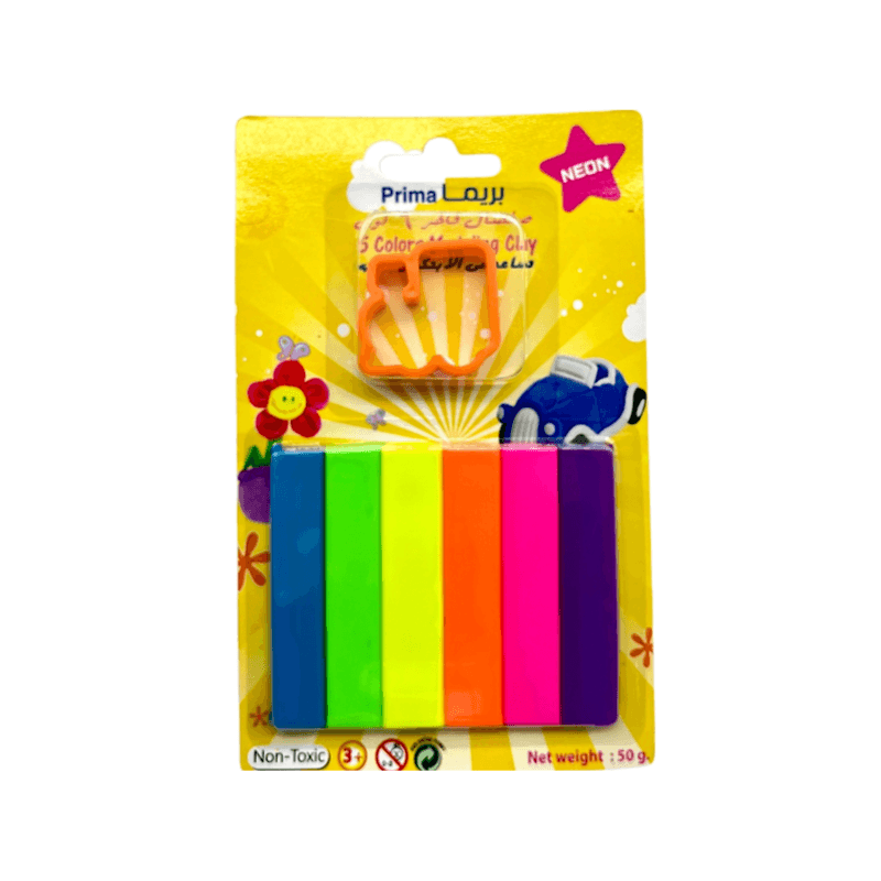 Prima Clay Is Non-toxic And Safe For Children, 6 Colors - 7880