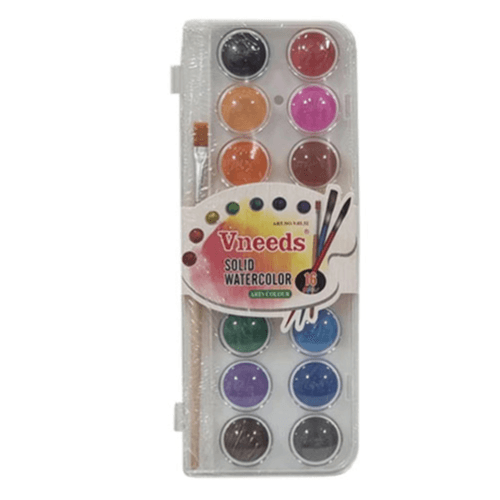 Vneeds Solid Watercolor 16 Colors