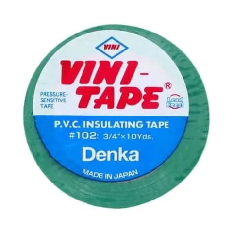 Vini Pvc Insulating Tape 10 Yard Green