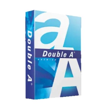 Double A Double Quality Paper White  A4 Size 80GSM, 500 Sheets Single Ream