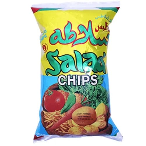 Salad Chips Potato & Starch Based Crunchy Hot & Sour Flavour 75g