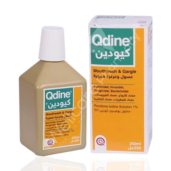 Qdine Mouthwash And Gargle 250 Ml