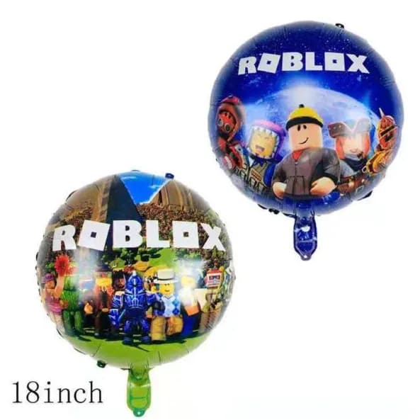 Blue Roblox Rounded Helium Balloon