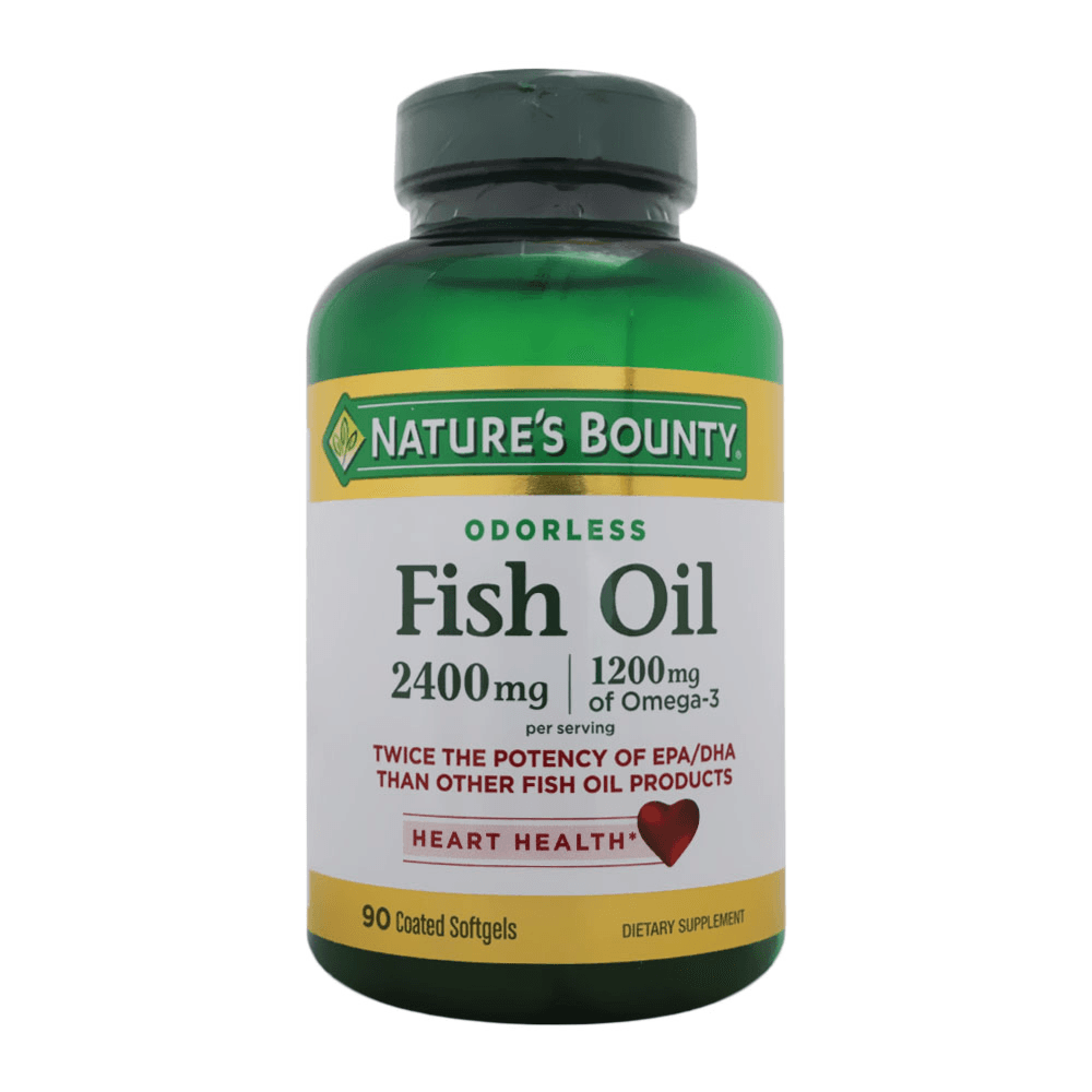 Nature's Bounty Fish Oil 2400mg 90 Capsules 014N