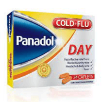 Panadol Day Cold and Flu Tab Yellow 8x3 24's